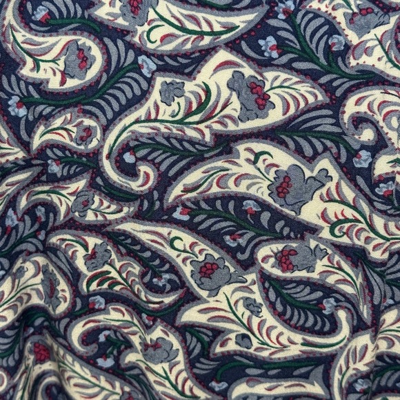 Few Moda Paisley Peasant Maxi Dress Womens S Blue Long Sleeve Boho Cottage Flowy - Picture 9 of 16